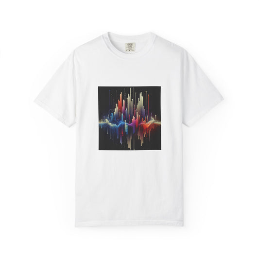 Symphonic Waves: Wearable Equalizer Art in Motion T-Shirt