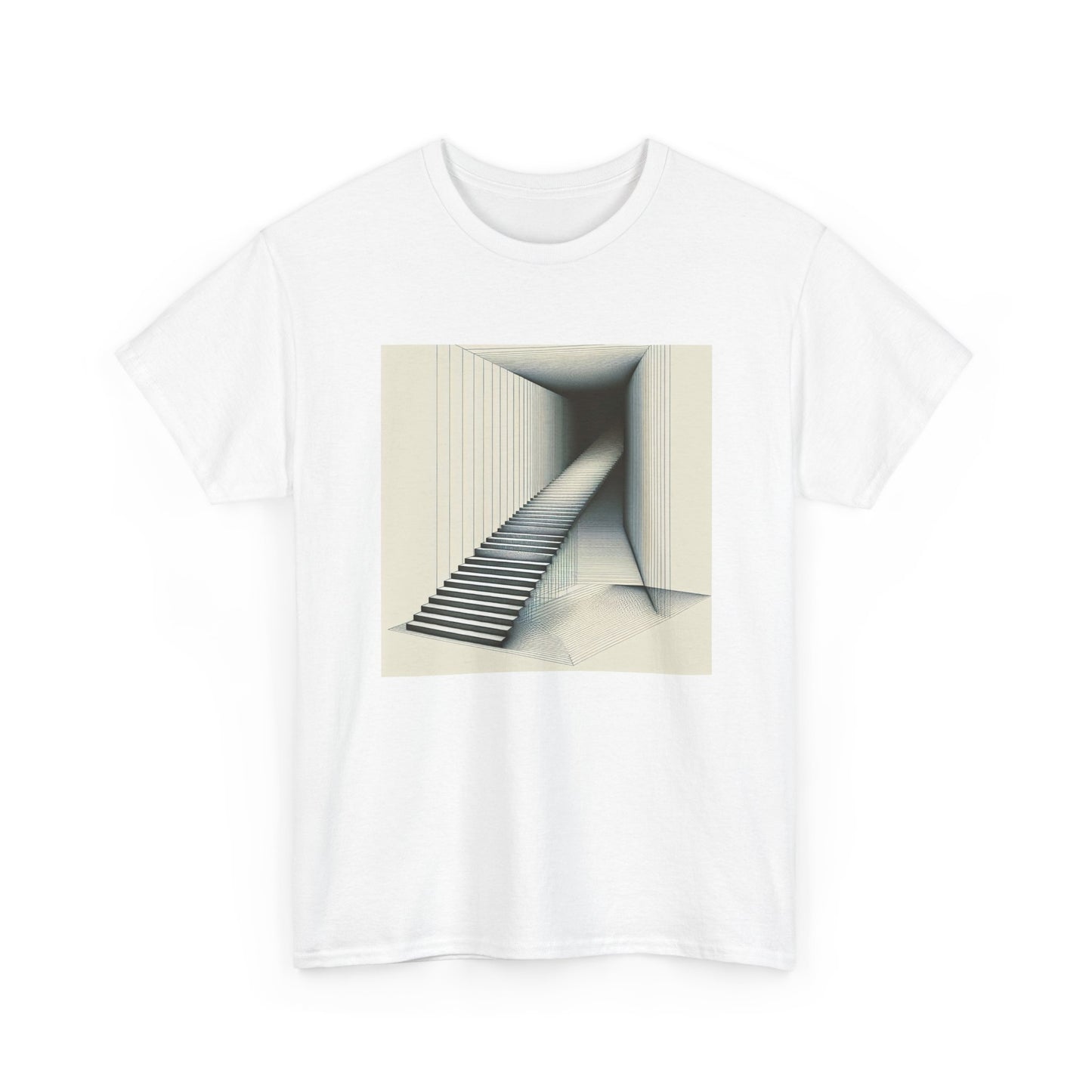Steps into Shadows: Vector Voyage in Darkness T-Shirt