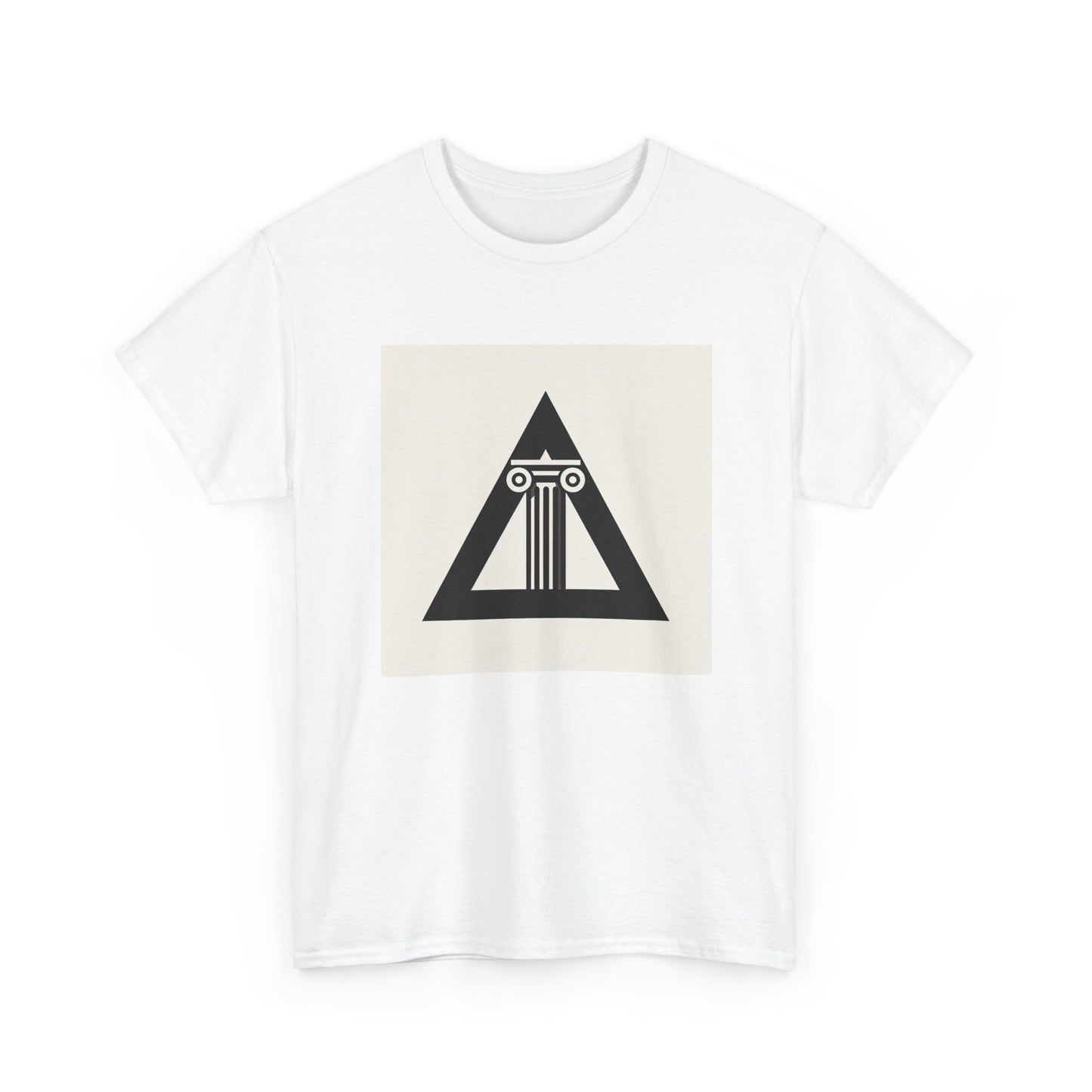 Timeless Pillars: Ancient Strength in Modern Frames T-Shirt
