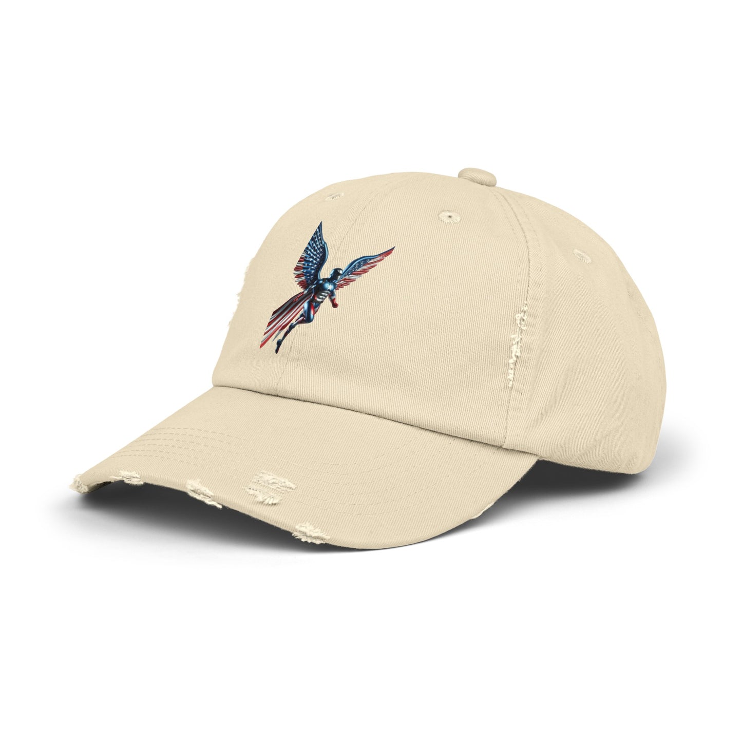July 4th Independence day design  [Unisex Distressed Cap]