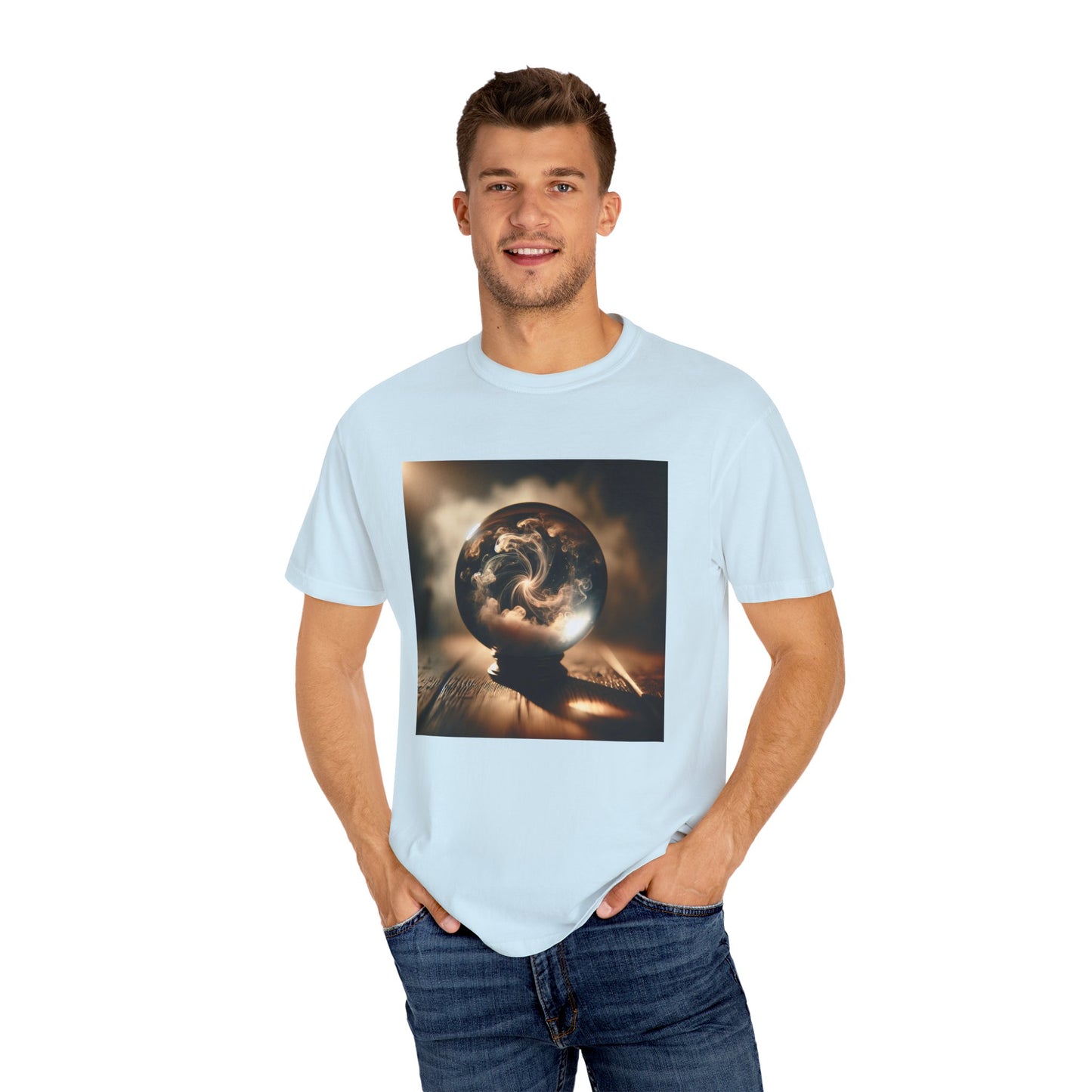 Enchanted Glimpse: Mystical Visions Swirling Within T-Shirt