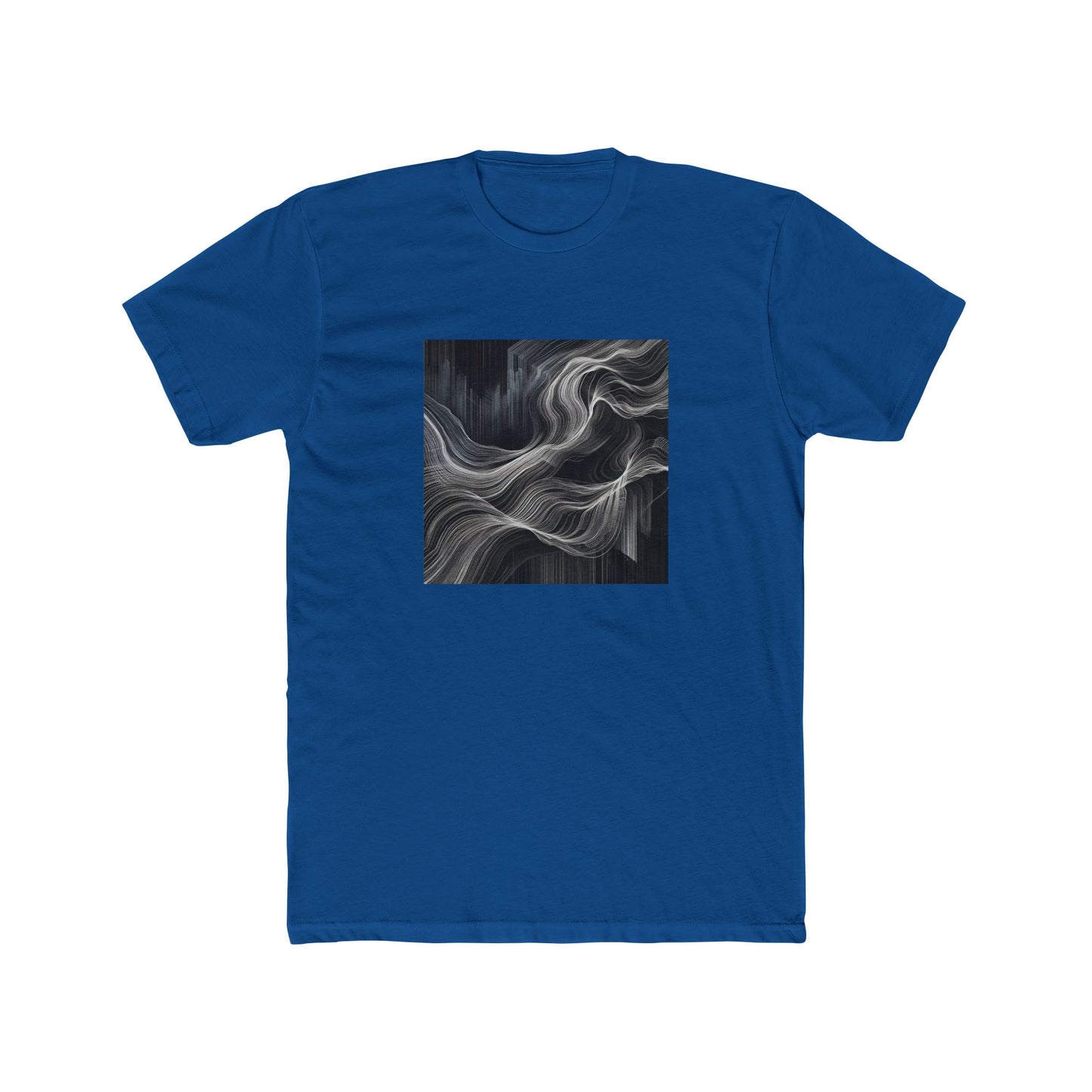 Flow Unleashed: Dynamic Line Art in Motion T-Shirt