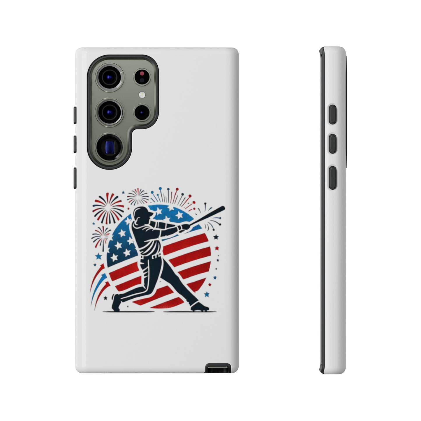 July 4th Baseball design Tough Cases
