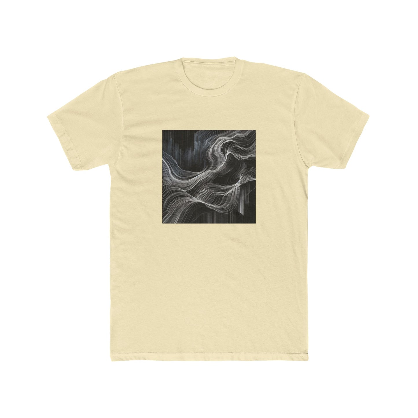 Flow Unleashed: Dynamic Line Art in Motion T-Shirt