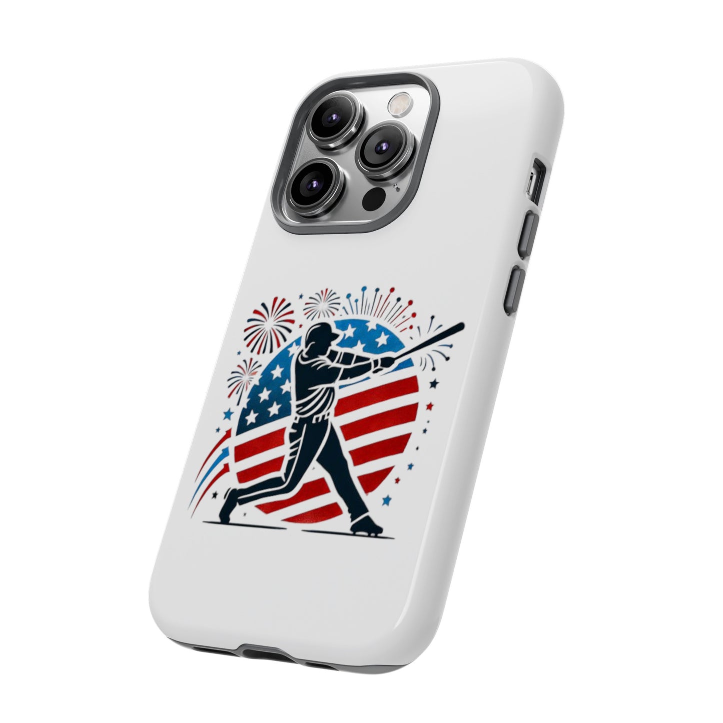 July 4th Baseball design Tough Cases
