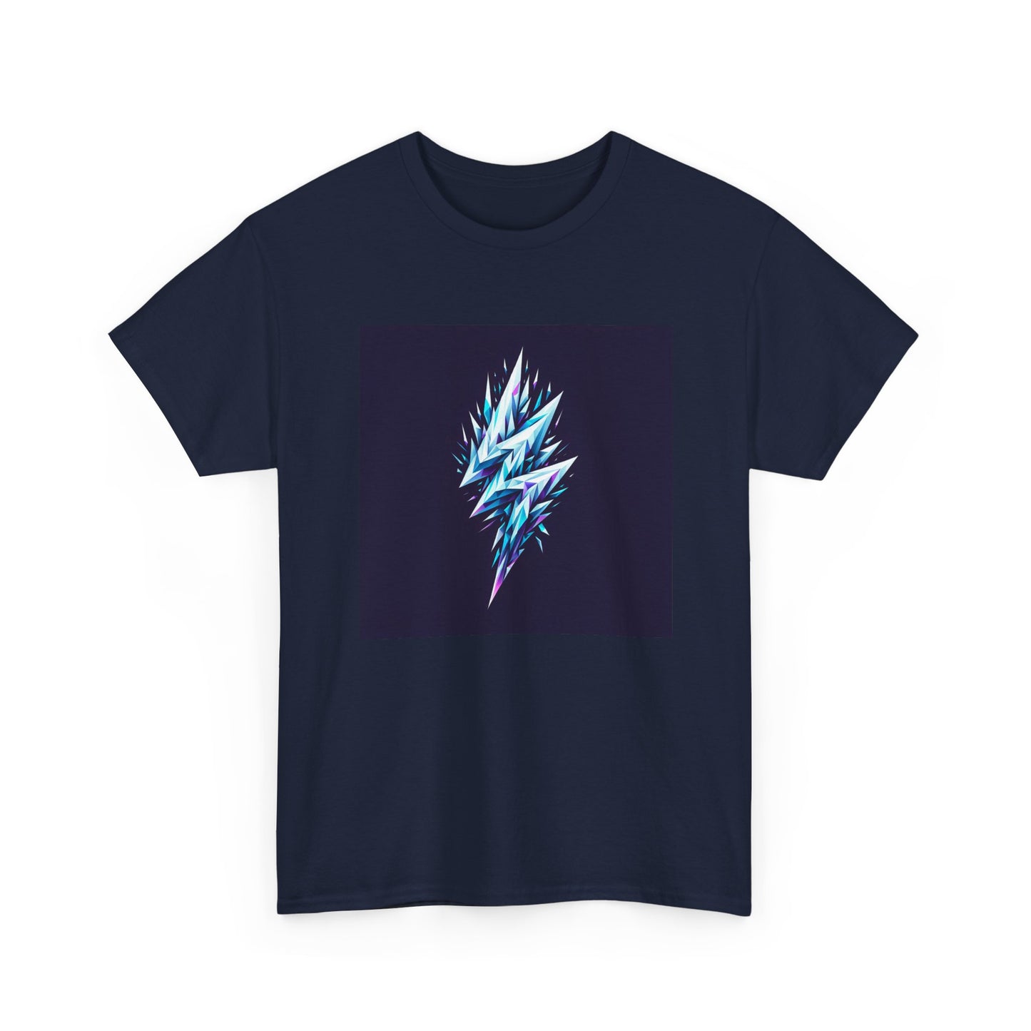 Shattered Thunder: Geometric Bolt Tee T-Shirt