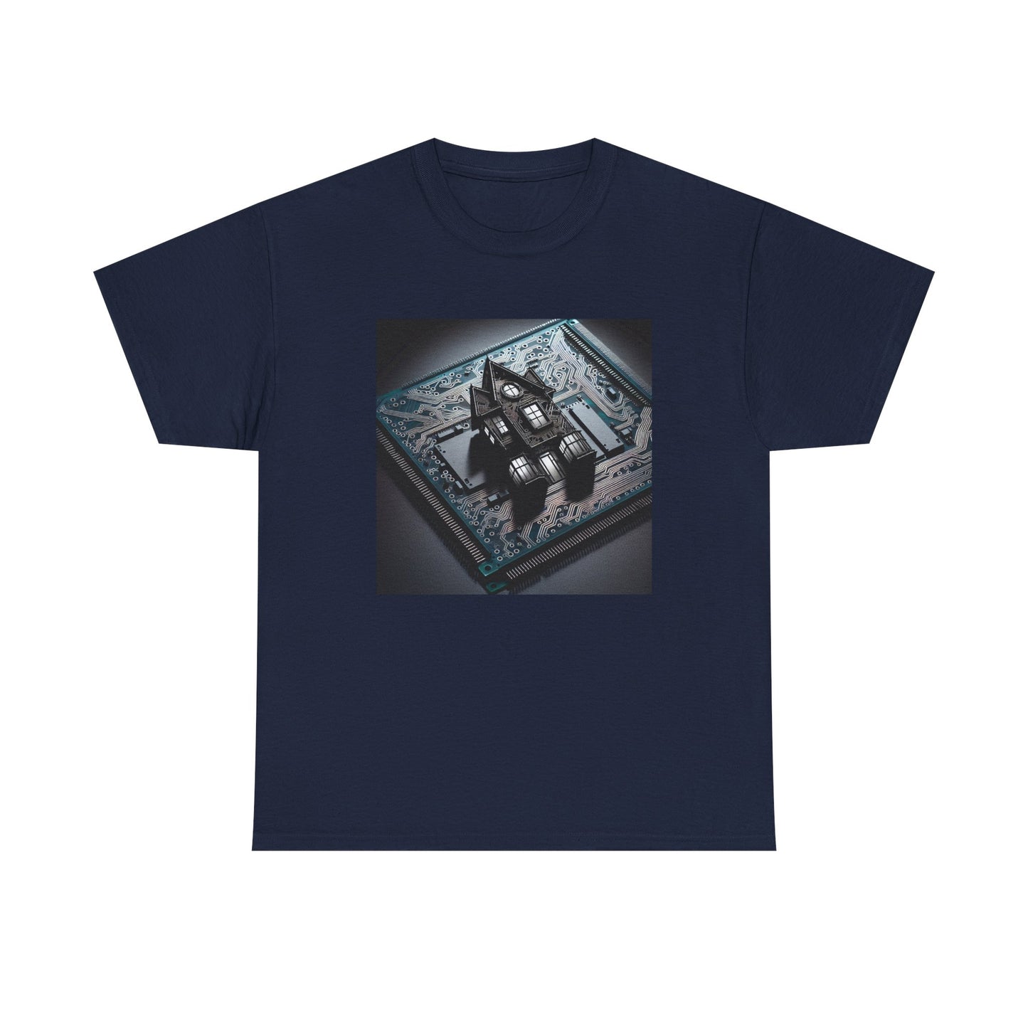 Techno Haunt: Ghostly Circuits of the Night T-Shirt