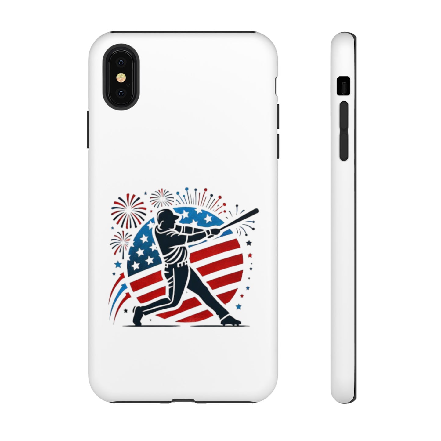 July 4th Baseball design Tough Cases