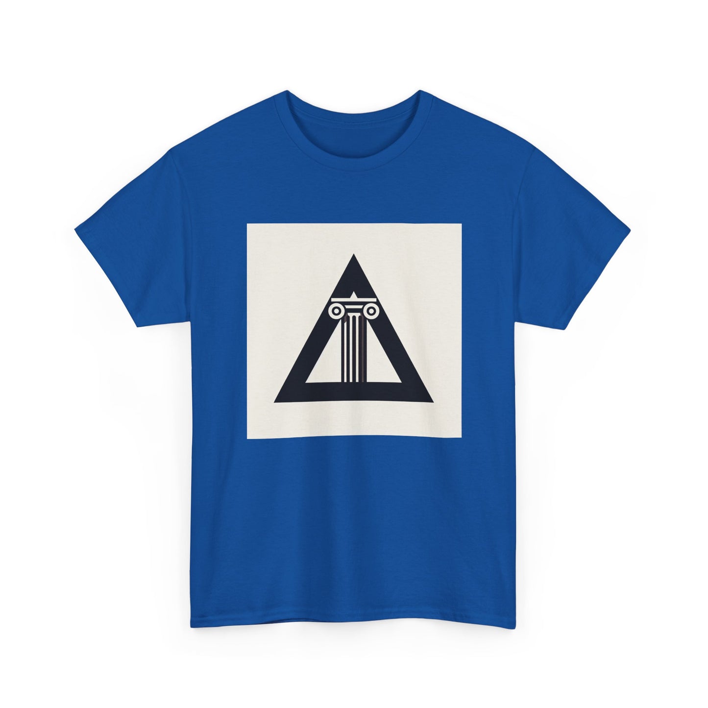 Timeless Pillars: Ancient Strength in Modern Frames T-Shirt