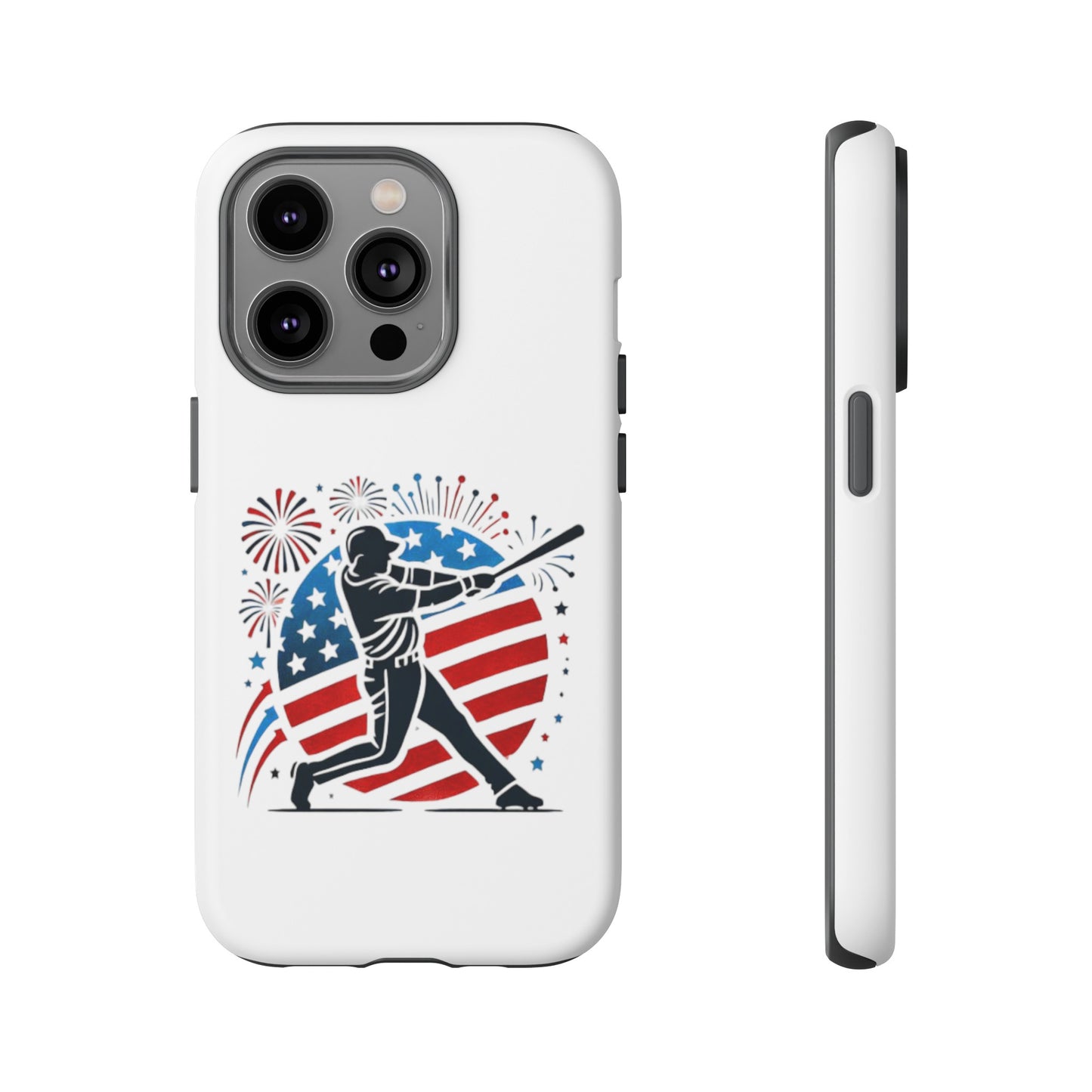 July 4th Baseball design Tough Cases