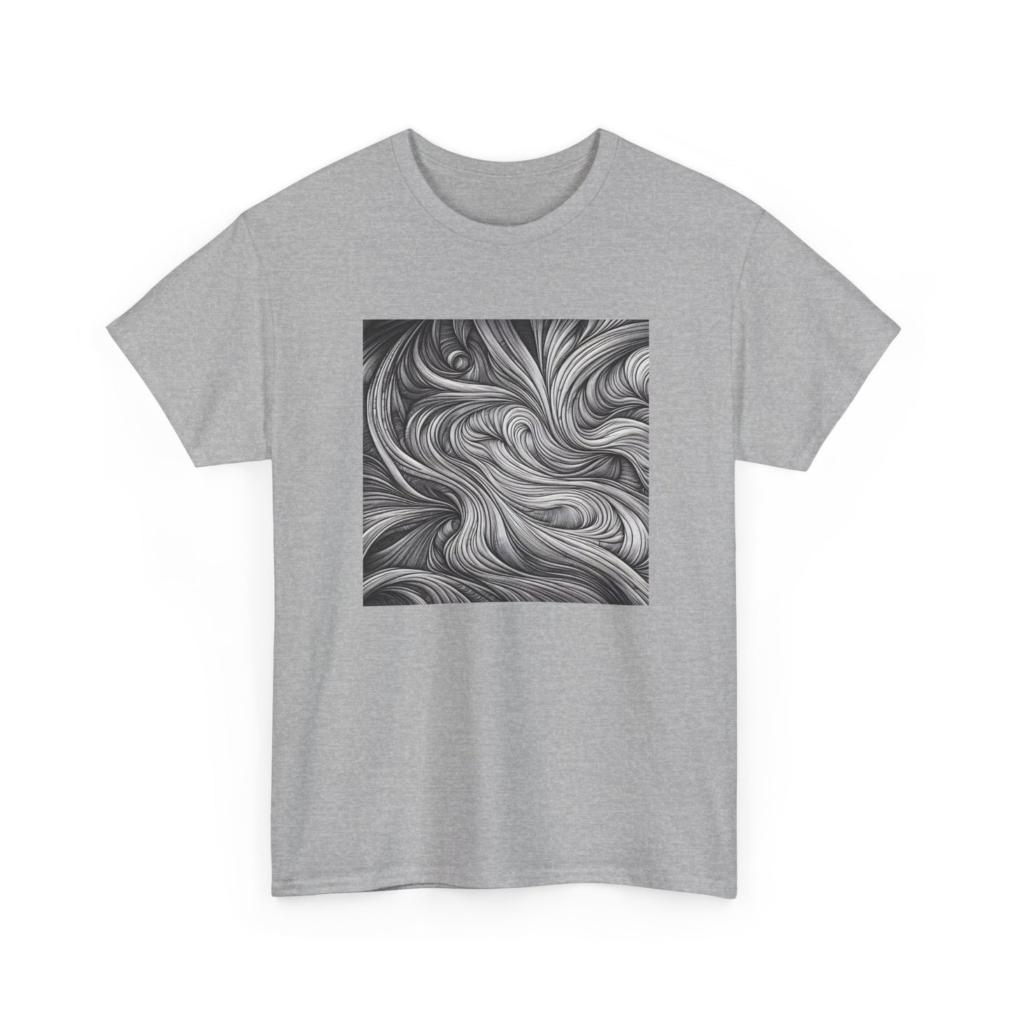 Flowing Lines: Art in Motion, Worn with Style T-Shirt