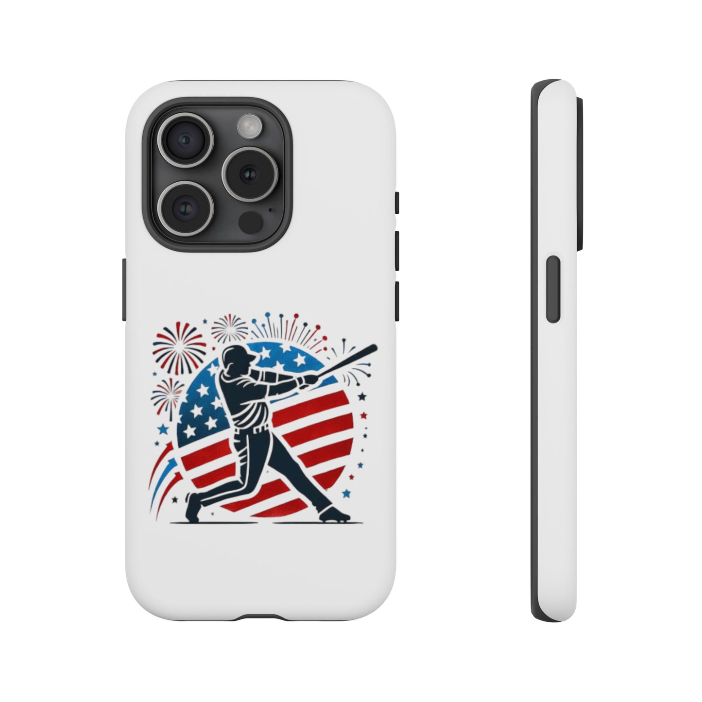 July 4th Baseball design Tough Cases