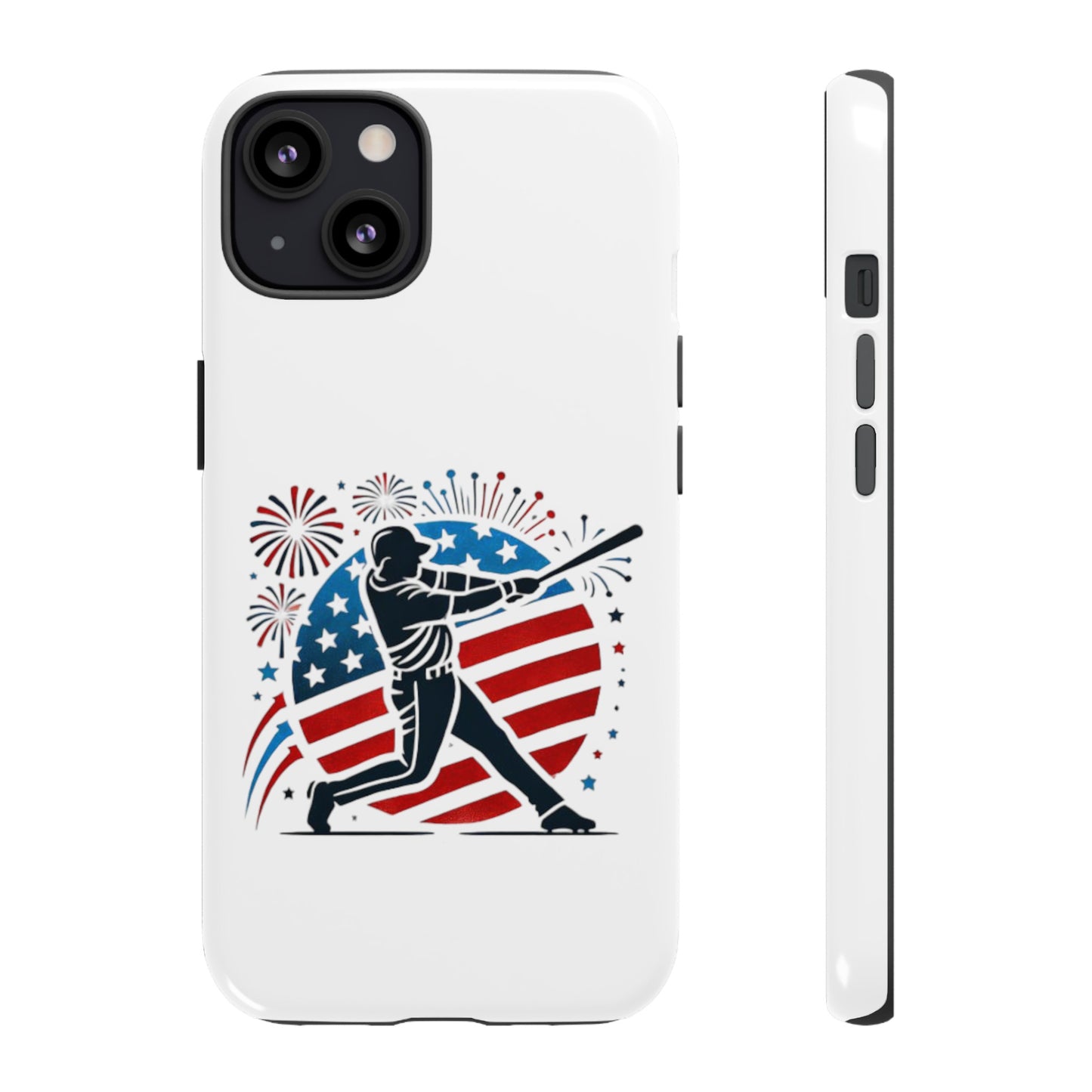 July 4th Baseball design Tough Cases