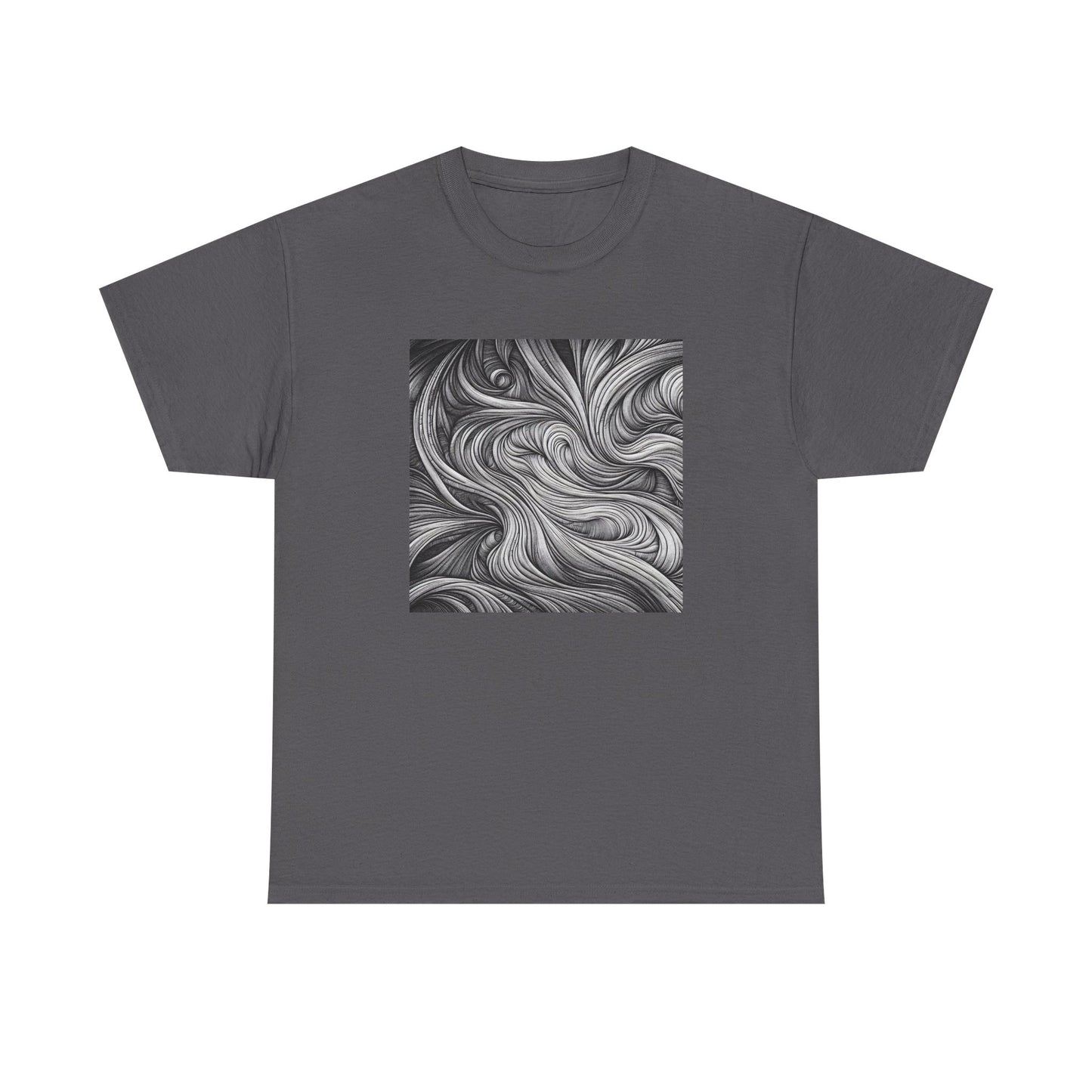Flowing Lines: Art in Motion, Worn with Style T-Shirt
