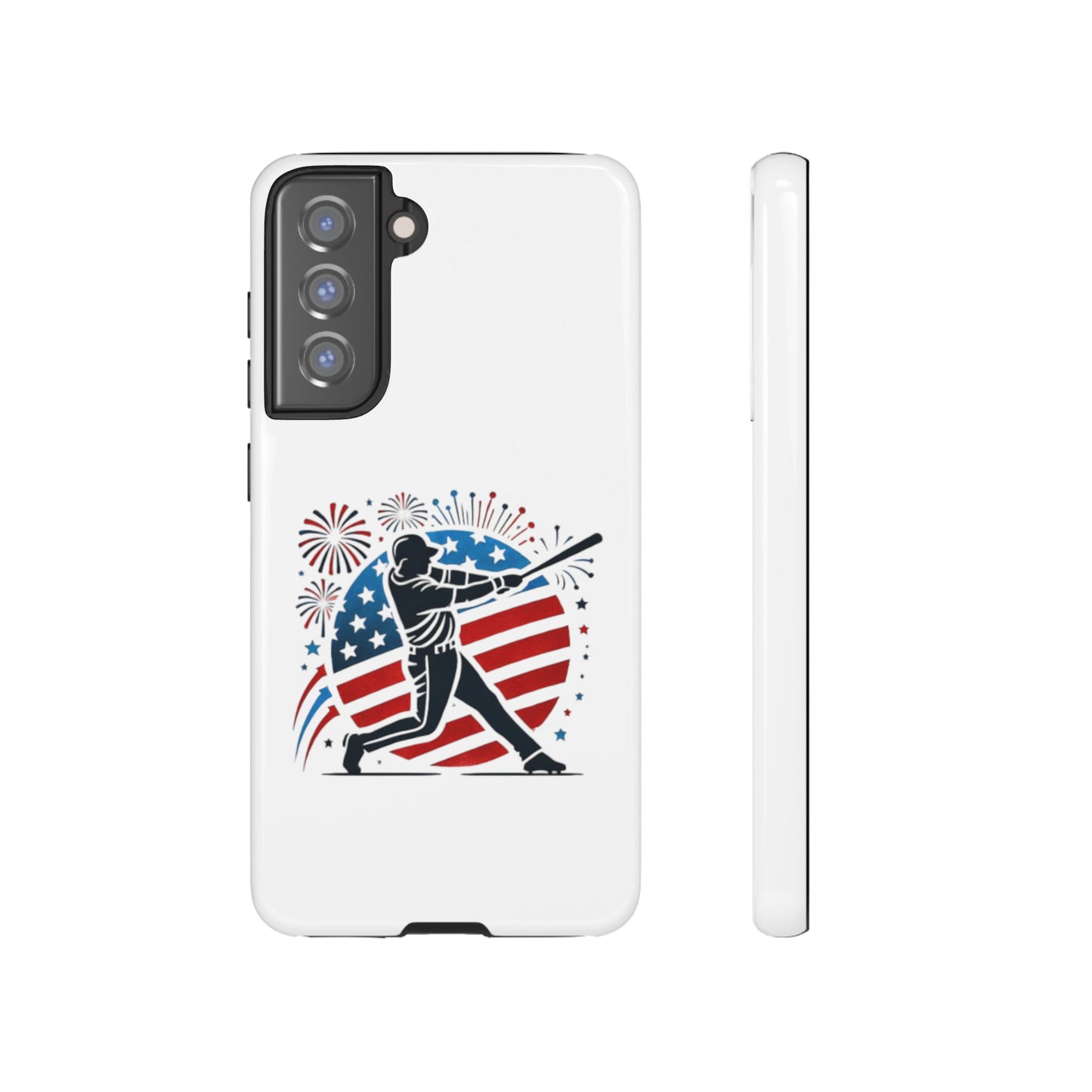 July 4th Baseball design Tough Cases