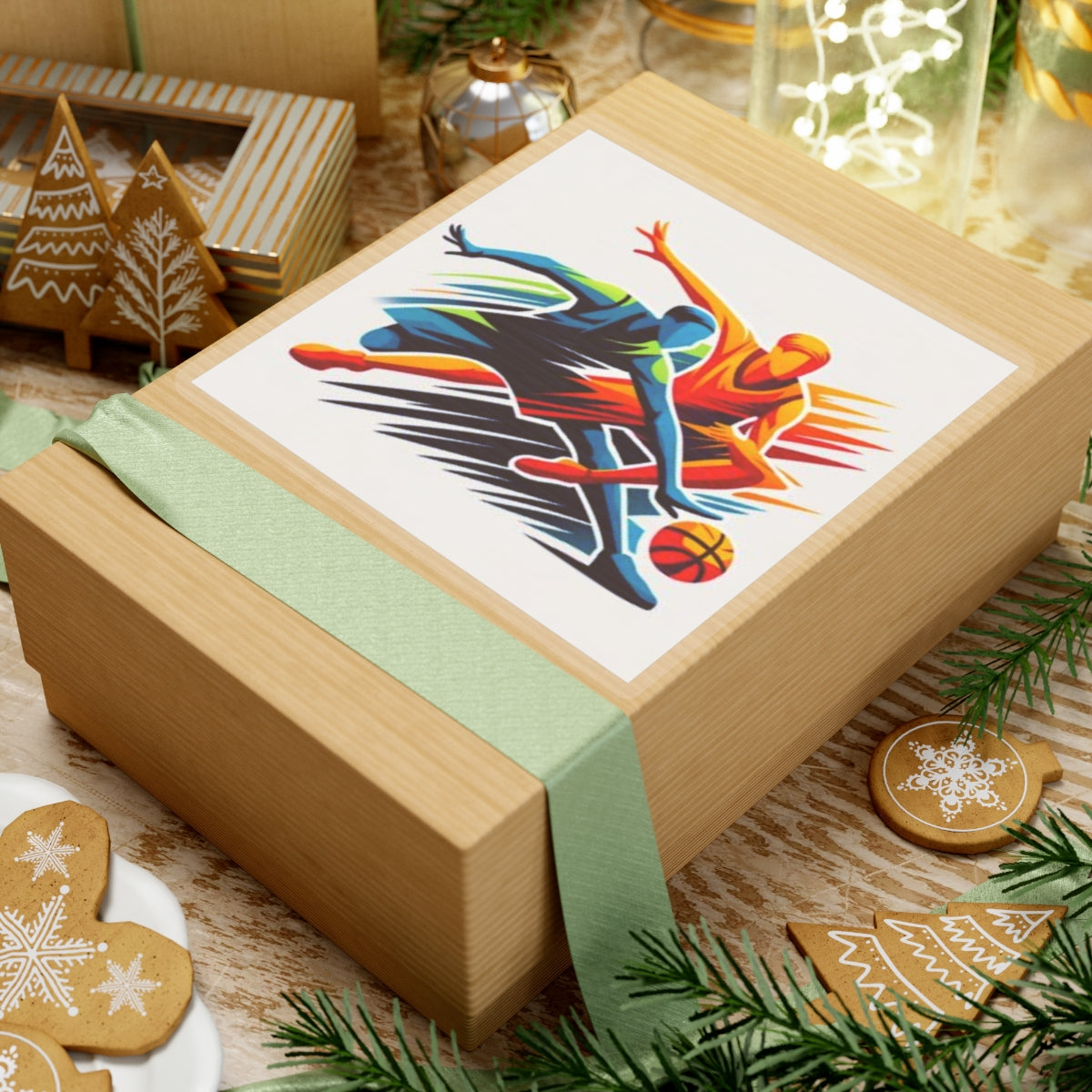 Basket Ball Design 2 [Kiss-Cut Stickers]