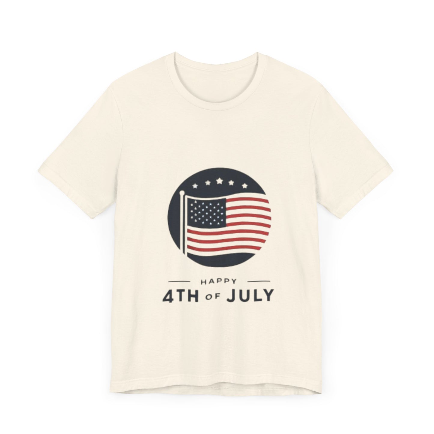 July 4th Indepence day Design [Unisex Jersey Short Sleeve Tee]