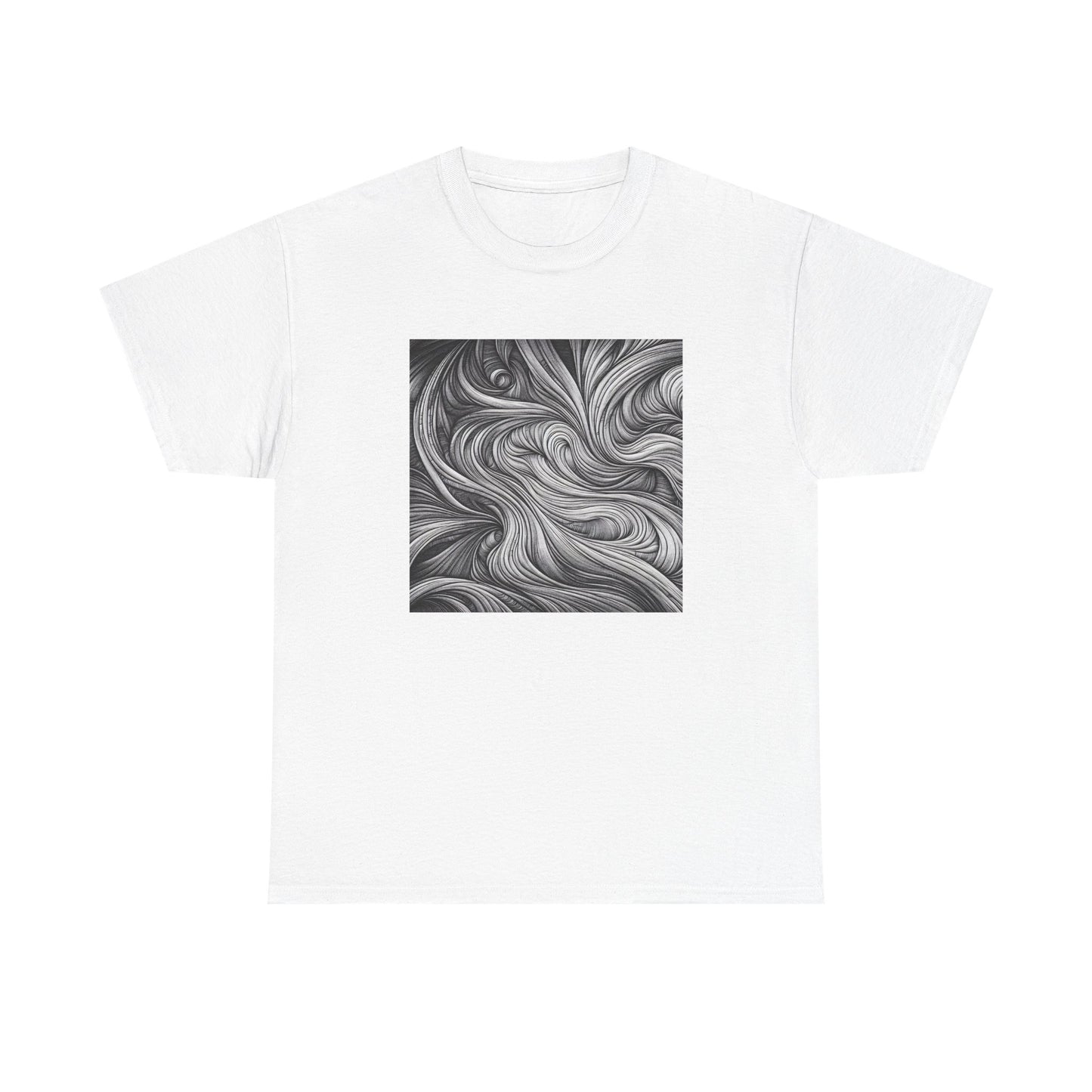 Flowing Lines: Art in Motion, Worn with Style T-Shirt