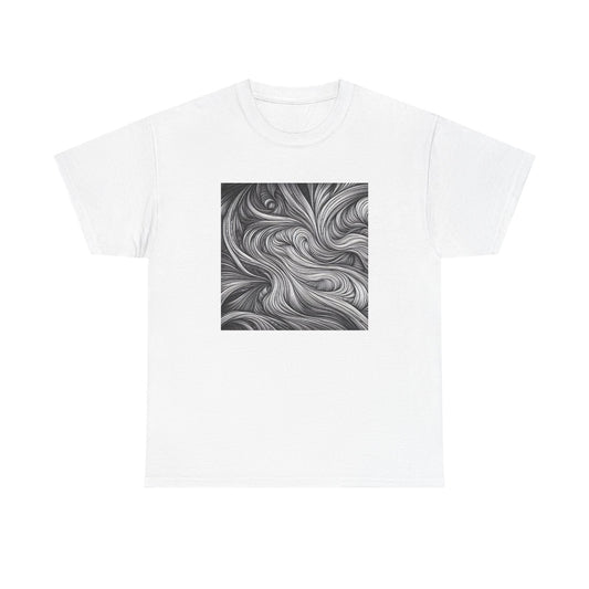 Flowing Lines: Art in Motion, Worn with Style T-Shirt