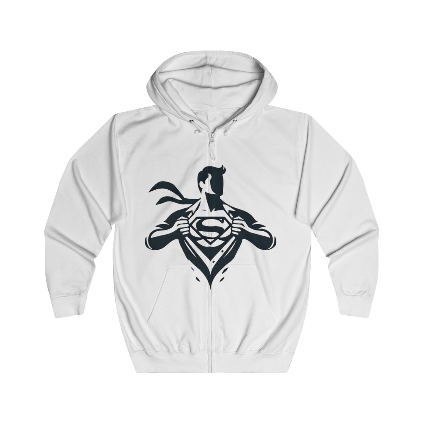 Super Hero Design [Unisex Full Zip Hoodie]