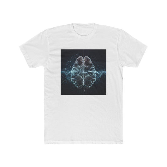 Neural Waves T-Shirt - Unisex Cotton Crew Tee - Wear Your Brain Power Proudly